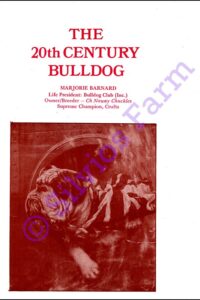 The 20th Century Bulldog: by Marjorie Barnard