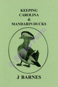 Keeping Carolina & Mandarin Ducks: by James Blake