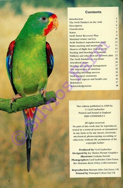 The Swift Parakeet: by Cyril Laubscher (Author)
