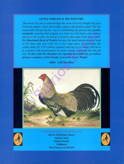 Lewis Wright & His Poultry: by Dr. Joseph Batty, Back Cover