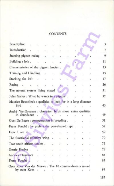 Racing Pigeon Potpourri Part 2 101 Methods: by Jules Gallez (Author) & Theunis F. Venter (Author)